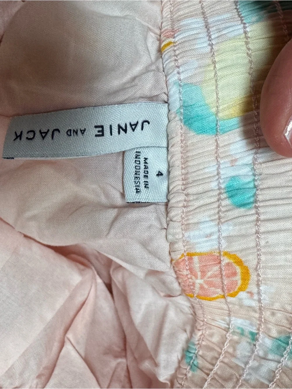 Janie and Jack never worn